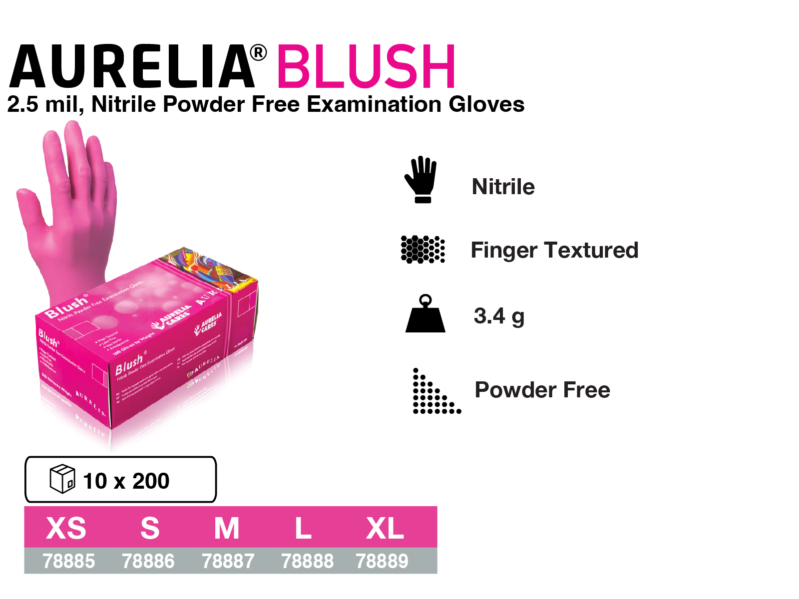 pink disposbale gloves; latex free gloves; 